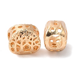Золотой Стойки покрытие сплава европейские шарики, без кадмия, без никеля и без свинца, бусины с большим отверстием, овал с древом жизни и семейством слов, золотые, 10.5x11x8 мм, отверстие : 5 мм