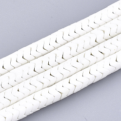 Белый Природный агат бисер нитей, окрашенные, волна, белые, 6.5~7x4~4.5 мм, отверстие : 1.2 мм, около 128 шт / нитка, 15.7 дюйм