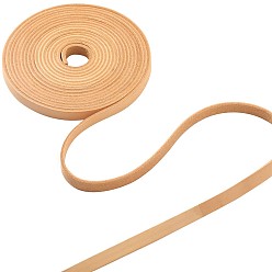 Перу Плоский шнур из воловьей кожи, для изготовления ювелирных изделий, Перу, 10.5x3 мм