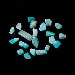 Amazonite Perles de puce amazonite naturelle, pas de trous / non percés, 5~10.5x5~7x2~4mm