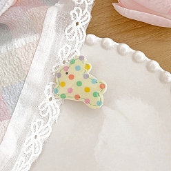 Желтый Заколки для волос из кожи аллигатора, аксессуары для волос для женщин и девочек, кролик, желтые, 35 мм