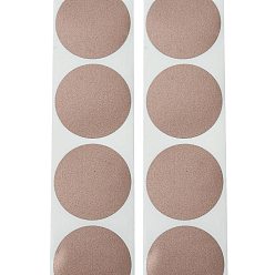 Темно-Красный Наклейка с защитным покрытием, поделки соскоб наградной карты, круглые, темно-красный, 25 мм, 300 шт / рулон.