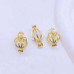 Золотой Подвески сплава медальон, сердце прелести, золотые, 21x16 мм