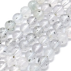 Лепидолит Натуральные лепидолитовые бусины, круглые, 5.5~6 мм, отверстие : 0.7 мм, около 69~70 шт / нитка, 15.35''~15.47'' (39~39.3 см)