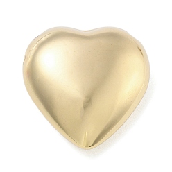 Настоящее золото 18K Латунные подвески, без кадмия, без никеля и без свинца, сердце, реальный 18 k позолоченный, 31x30.5x13 мм, отверстие : 2.2 мм