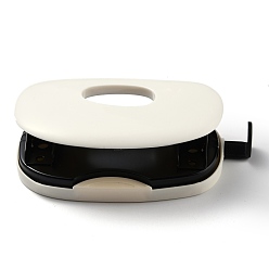 Белый 2 Инструмент для перфорации с двумя отверстиями, регулируемый, ручной пробивной дырокол, 20 перфорация листов, белые, 126.5x68x40.5 мм