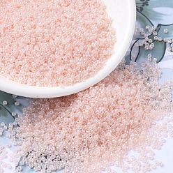 (RR519) Pink Pearl Ceylon Миюки круглые бусины рокайль, японский бисер, (rr 519) розовый жемчуг цейлон, 11/0, 2x1.3 мм, Отверстие : 0.8 мм , около 5500 шт / 50 г