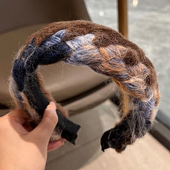 Морской Синий Ткань ленты для волос, аксессуары для волос для женщин и девочек, Marine Blue, 155 мм