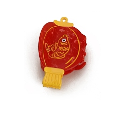 Другие Заколки для волос с когтями из ацетата целлюлозы (смола), китайская тема нового года, заколка для волос для женщин и девочек, лампа, 90x55 мм