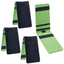 Черный Обложки для книг из искусственной кожи, прямоугольные, чёрные, 190x108x11 мм