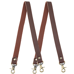 Кокосово-Коричневый 2кожаный ремешок для сумки, с поворотными застежками, для аксессуаров для замены сумок, кокосового коричневый, 58x2x0.45 см