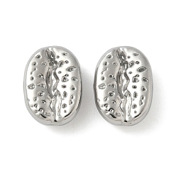 Нержавеющая Сталь Цвет 304 из нержавеющей стали бусы, кофейный боб, анти-тускнение, цвет нержавеющей стали, 14.5x10.5x5.5 мм, отверстие : 1.2 мм