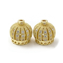 Золотой Стойки покрытие латунь подвесные поручительств, подставка для кисточек, долговечный, без свинца и без кадмия, золотые, 13.5x13 мм, отверстие : 1.6 мм