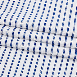 Синий Полосатая полиэстеровая ткань, аксессуары для рукоделия, синие, 1000x1470x1 мм