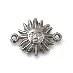 Нержавеющая Сталь Цвет 304 подвески из нержавеющей стали, солнечные ссылки, анти-тускнение, цвет нержавеющей стали, 21.5x16.5x2.5 мм, отверстие : 1.5 мм