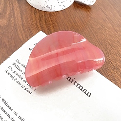 Лосось Акриловые заколки для волос на когтях, для женщин девушек, полукруглый, salmon, 80 мм