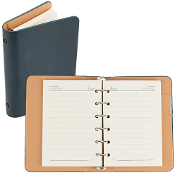 Green 1Pc PU Leather Notebook, Rectangle, Green, 14.7x10.8x2.3cm