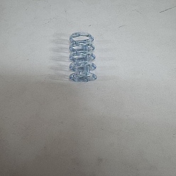 Бирюза Пластиковый переплет для книг с вкладными листами навесной зажим, связывающие гребни, гребенчатые связывающие шипы, бирюзовые, 4.2x1.3 см, отверстие : 10 мм