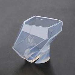 Белый Дым Многогранный камень силиконовые формы для свечей своими руками, изготовление украшений, для изготовления свечей, серый, 65x62x67 мм