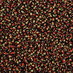 Black 12/0 Glass Seed Beads, Opaque Colours Seep, Black, 2mm, hole: 0.8mm