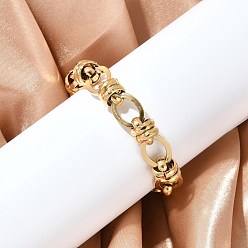 Золотой 304 из нержавеющей стали цепи браслеты, ионное покрытие (ip), золотые, 9-1/4 дюйм (23.4 см)