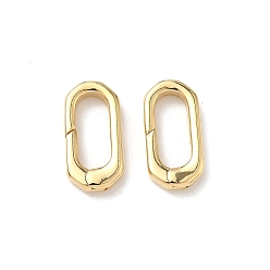 Настоящее золото 24K Латунные пружинные кольца, без кадмия и без свинца, долговечный, реальный 24 k позолоченный, 16.5x8.5x3 мм