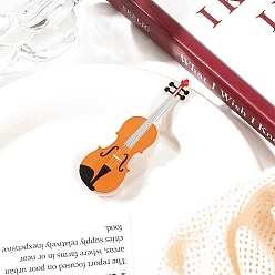 Оранжевый Акриловые заколки для волос в виде гитары из кожи аллигатора, аксессуары для волос для женщин и девочек, оранжевые, 60x20x10 мм