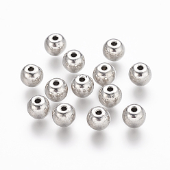 Античное Серебро Тибетский стиль сплава круглые бусины, без кадмия, без никеля и без свинца, античное серебро, 6 мм, Отверстие : 1.5 мм , около 1690 шт / 1000 г
