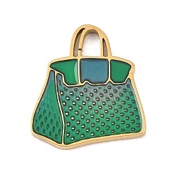 Bag 304 подвески из нержавеющей стали, с эмалью, золотые, пакет, 14.5x13.5x1.5 мм, отверстие : 3x2 мм