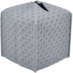 Серый 1коробки для салфеток из искусственной кожи с перекрестной текстурой, держатель для салфеток, квадратный, серые, 13.5x13.5x12.5 см