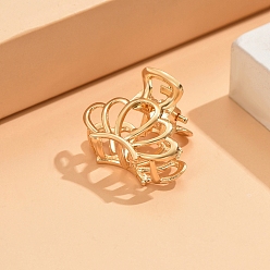 Crown Металлические полые заколки-коготь для волос, аксессуары для волос для женщин и девочек, корона, 24x18x20 мм