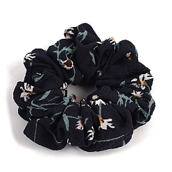 Midnight Blue Cloth Hair Ties, Midnight Blue, 100mm