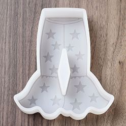 Другие Силиконовая форма своими руками, изготовление изделий из эпоксидной смолы, изготовление свечей, белые, юбка, 120.5x106x26 мм