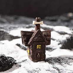 Дом Миниатюрные фигурки из смолы на Хэллоуин, аксессуар для кукольного домика, дом, 42x32 мм