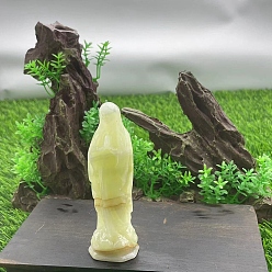 Нефрит Резные фигурки исцеляющей Девы Марии из натурального афганского нефрита, Украшения из камня с энергией Рейки, 100 мм