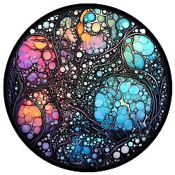 Colorful Acrylic Sun Catcher Pendant, Rainbow Maker, Suncatchers, DIY Garden & Home Decoration, Colorful, 150mm