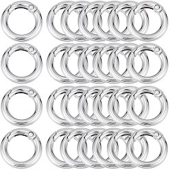 Платина Пружинные кольца из цинкового сплава, уплотнительные кольца, платина, 7 датчик, 20x3.5 мм, внутренний диаметр: 13 мм, Около 30 шт / коробка
