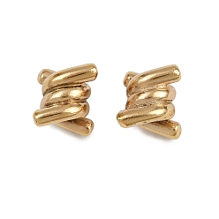 Настоящее золото 24K Латунные бусины, без кадмия и без свинца, катушка, реальный 24 k позолоченный, 8.5x8x6 мм, отверстие : 2.2 мм