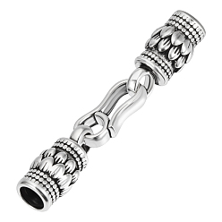 Античное Серебро 1шт. наконечники/кончики шнура из стерлингового серебра, лотос, с замшевой тканью из поликарбоната квадратной серебряной полировальной салфеткой, античное серебро, 1 мм