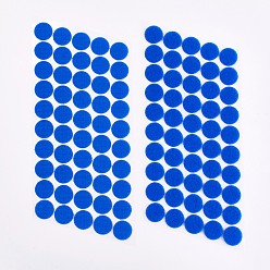 Blue Nylon Magic Tapes, Adhesive Hook and Loop Tapes, Flat Round, Blue, 20mm