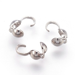 Платина Латунной шариковой советы, Калотте заканчивается, крышка раскладушки, платина, 8.5x3.5x5 мм, Внутренний диаметр: 2.5 мм