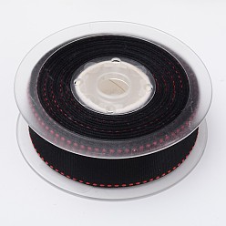 Красный Грогрен ленты для подарочные упаковки, красные, 5/8 дюйм (16 мм), около 100 ярдов / рулон (91.44 м / рулон)