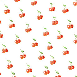 Вишня Миниатюрные обои, для украшения спальни кукольного домика, прямоугольные, вишни шаблон, 297x210 мм