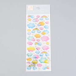 Cloud Наклейка из эпоксидной смолы, для скрапбукинга, дневник путешествий, облачный узор, 0.4~2.8x0.4~1.9 см