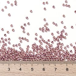 (PF553) PermaFinish Pink Lilac Metallic TOHO Round Seed Beads, Japanese Seed Beads, (PF553) PermaFinish Pink Lilac Metallic, 11/0, 2.2mm, Hole: 0.8mm, about 1110pcs/bottle, 10g/bottle
