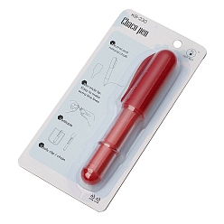 Красный Профессиональная портная меловая ручка, портновский маркер для ткани, мел, швейный инструмент, красные, 105x20 мм