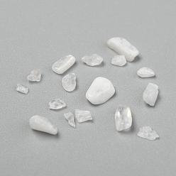 White Moonstone Натуральные белые бусины из лунного камня, нет отверстий / незавершенного, 3~9x1~4 мм