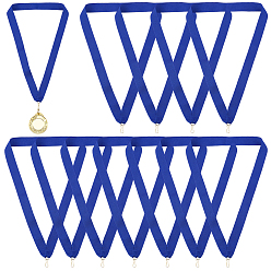 Azul 40Piezas de correas de medalla de poliéster, cintas de cuello de premio, cordones de medalla, con cierres de hierro, azul, 864x22 mm