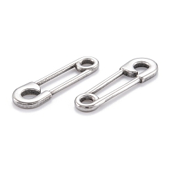 Stainless Steel Color 304 Stainless Steel Safety Pin, Stainless Steel Color, 31.5x9.5x2mm