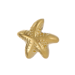 Морская звезда 304 из нержавеющей стали бусы, реальный 14 k позолоченный, ионное покрытие (ip), морская звезда, 9x9 мм